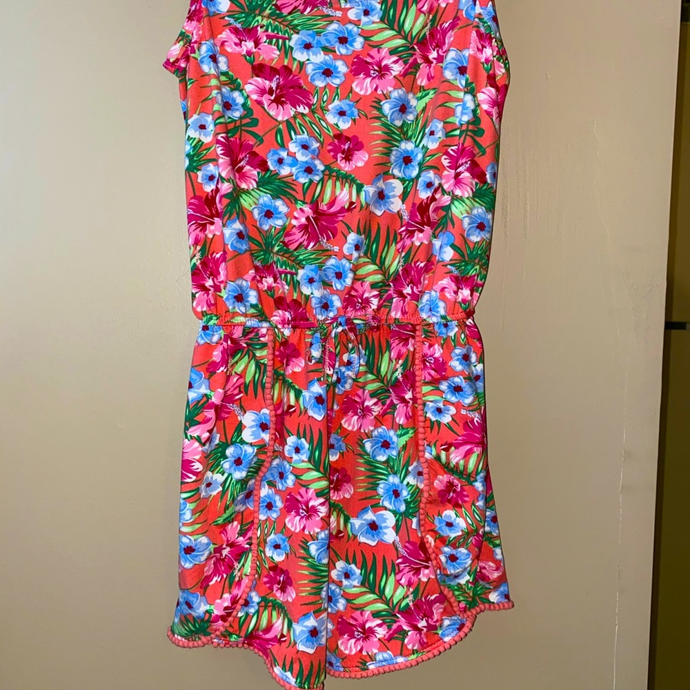 colorful flower romper